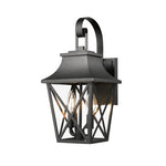 Arkez Black Outdoor Wall Light – Modern Industrial Waterproof Fixture