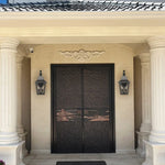 Arkez Black Outdoor Wall Light – Modern Industrial Waterproof Fixture