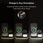 Arkez 3-in-1 Wireless Charger - Universal Multi-Function Power Adapter