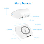 Arkez 10400mAh Qi Wireless Power Bank - Fast Charging for iPhone & S10