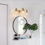 Arkez 24" Luxury Golden Wall Sconce – 3-Light Vintage Vanity Fixture