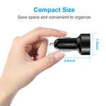 Arkez Aluminum 15W Dual USB Car Charger – Fast 3.1A Adapter for iPhone