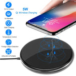 Arkez Ultra Slim Qi Certified Wireless Charger – 5W Safe Charging Pad