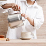 2L Stainless Steel Oil Filter Pot, With Fine Mesh Filter, Oil Storage Tank, Frying Basket