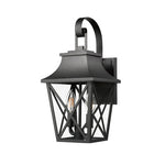 Arkez Black Outdoor Wall Light – Modern Industrial Waterproof Fixture