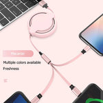 Arkez 3-in-1 Universal Charging Cable - Multi-Device Fast Data Cord