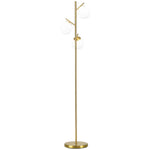 Arkez 66.5" Modern 3-Light Gold Floor Lamp – Globe Tree Standing Lamp